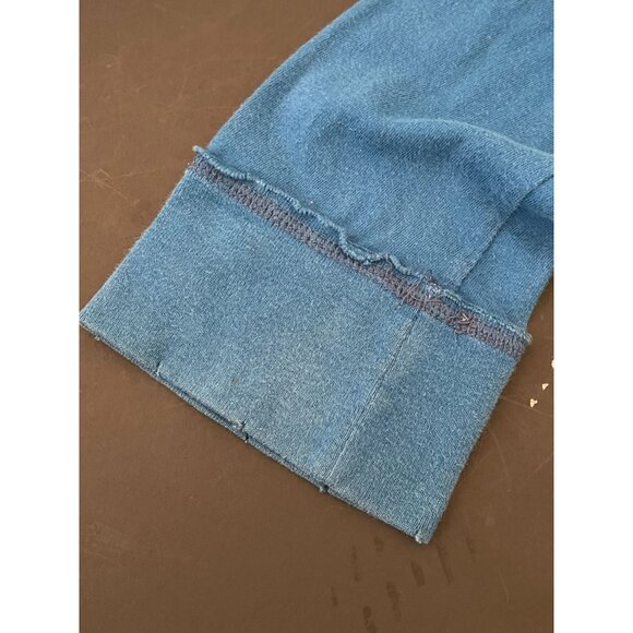 Y2K Aeropostle Womens Cobalt Blue Hoodie '1987 New York Ath Dept' Women's M - Picture 13 of 16
